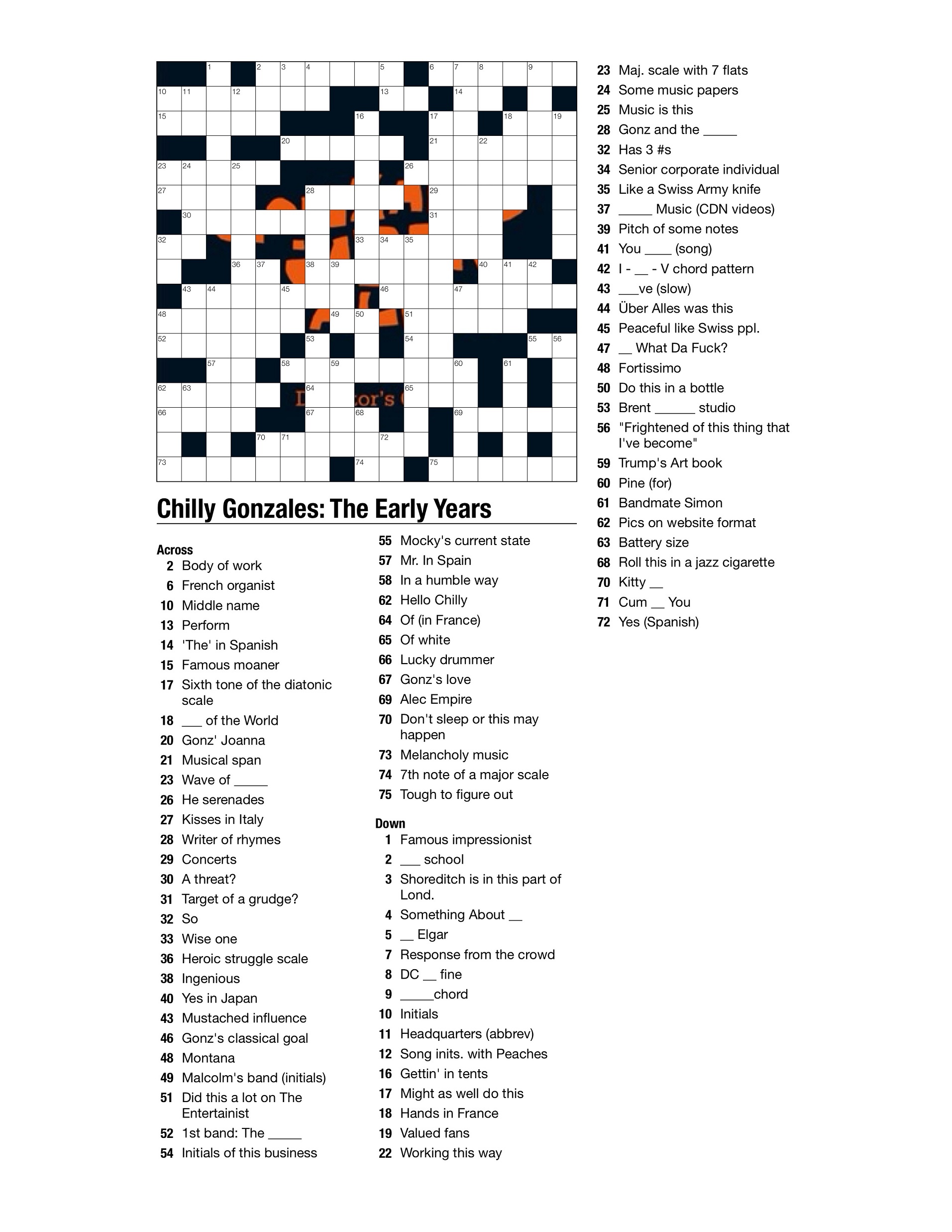 Gonzales Puzzle 1: The Early Years