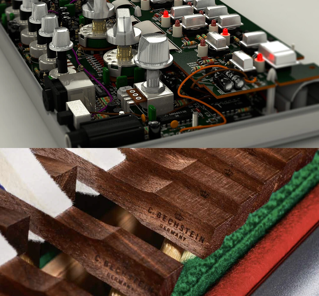 303andActionCloseUp2 TB-303 and Bechstein guts