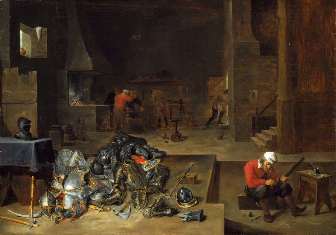 The_Armorer's_Shop_-_David_Teniers_the_Younger,_and_Attributed_to_Jan_Brueghel_the_Younger_-_Google_Cultural_Institute